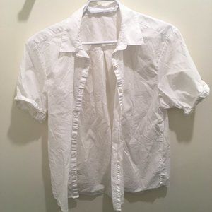 Gap Short-sleeved White Blouse